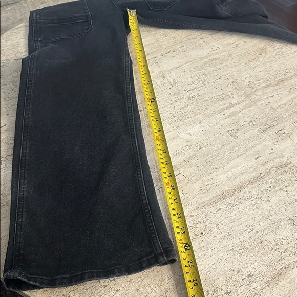 ANTHROPOLOGIE Seventy Mochi Elodie Frill Overall Black Denim Ruffled Straps Sz4 - Picture 13 of 16